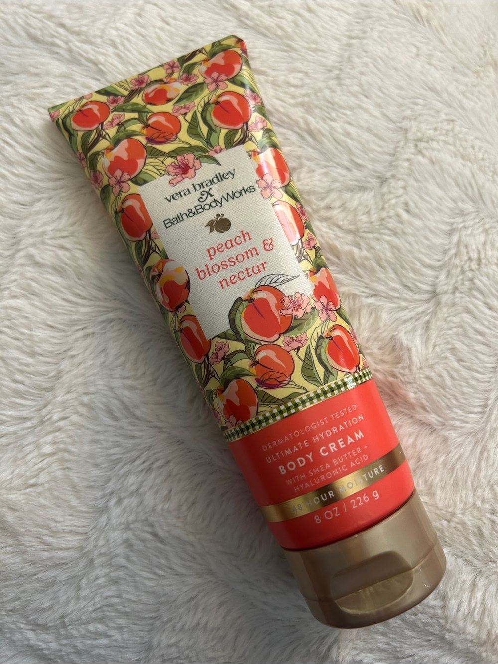 NEW Vera Bradley x Bath Body Works Peach Blossom & Nectar Body Cream - Picture 6 of 7